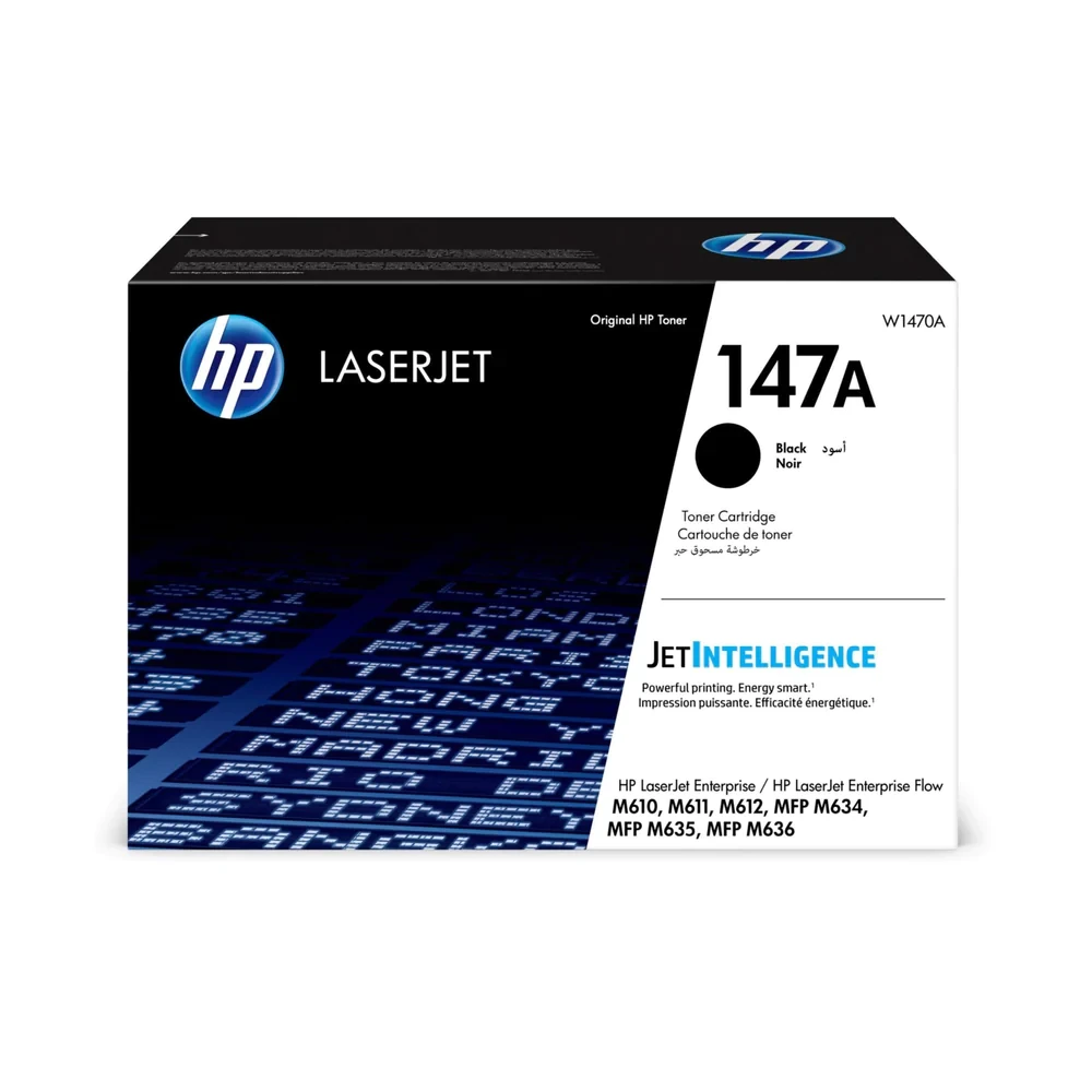 HP 147A Black Original LaserJet Toner Cartridge W1470A